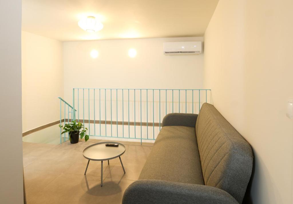 Posezení v ubytování Dogpound Hotel