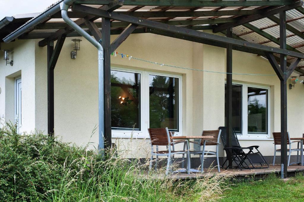 Zahrada ubytování Krüseliner Mühle - Bungalow Rethra
