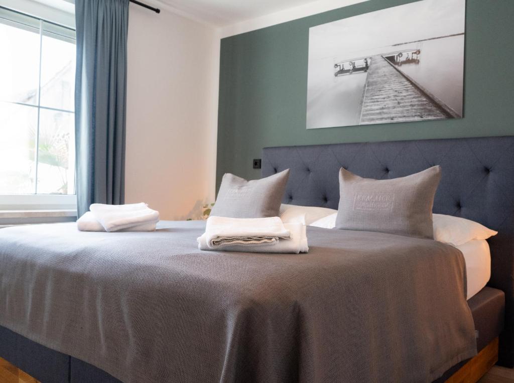 Voodi või voodid majutusasutuse KRACHER Apartment No 1 - inklusive Pool toas