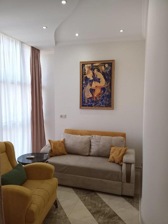 Prostor za sedenje u objektu Apartment Face