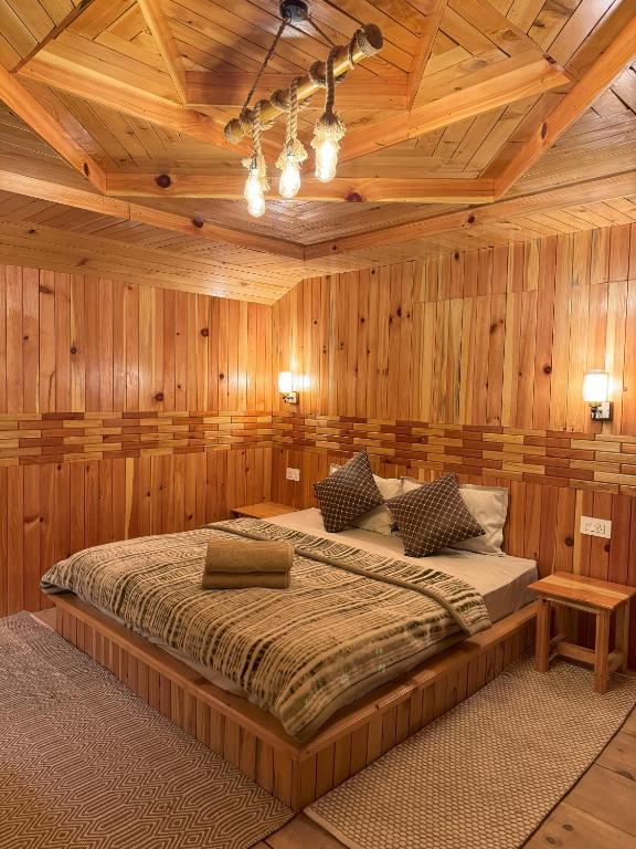 Postel nebo postele na pokoji v ubytování Avasaa Café and Stay