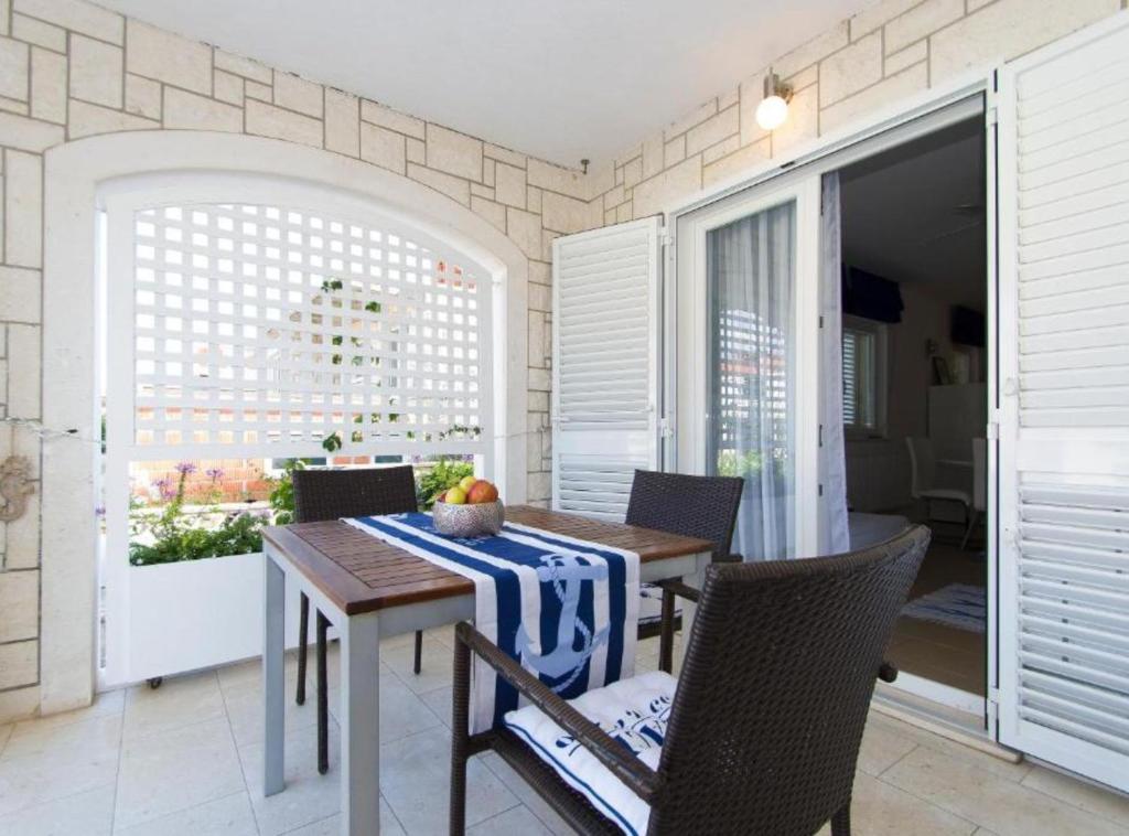 Coin salon dans l'établissement Apartments Villa Olea