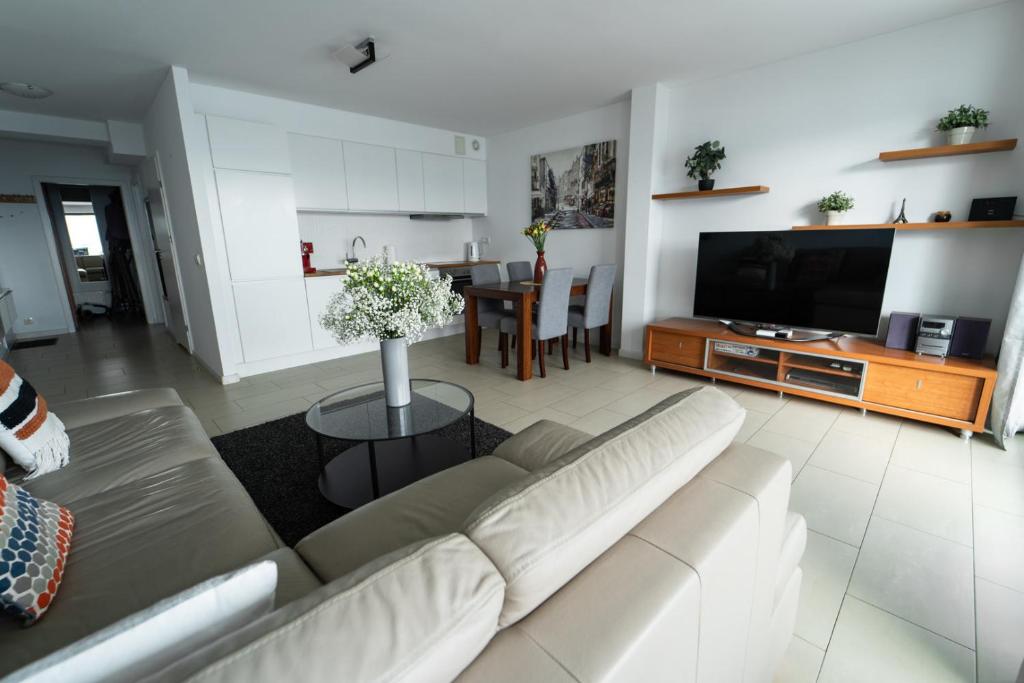 TV a/nebo společenská místnost v ubytování ApartView by Rent like home