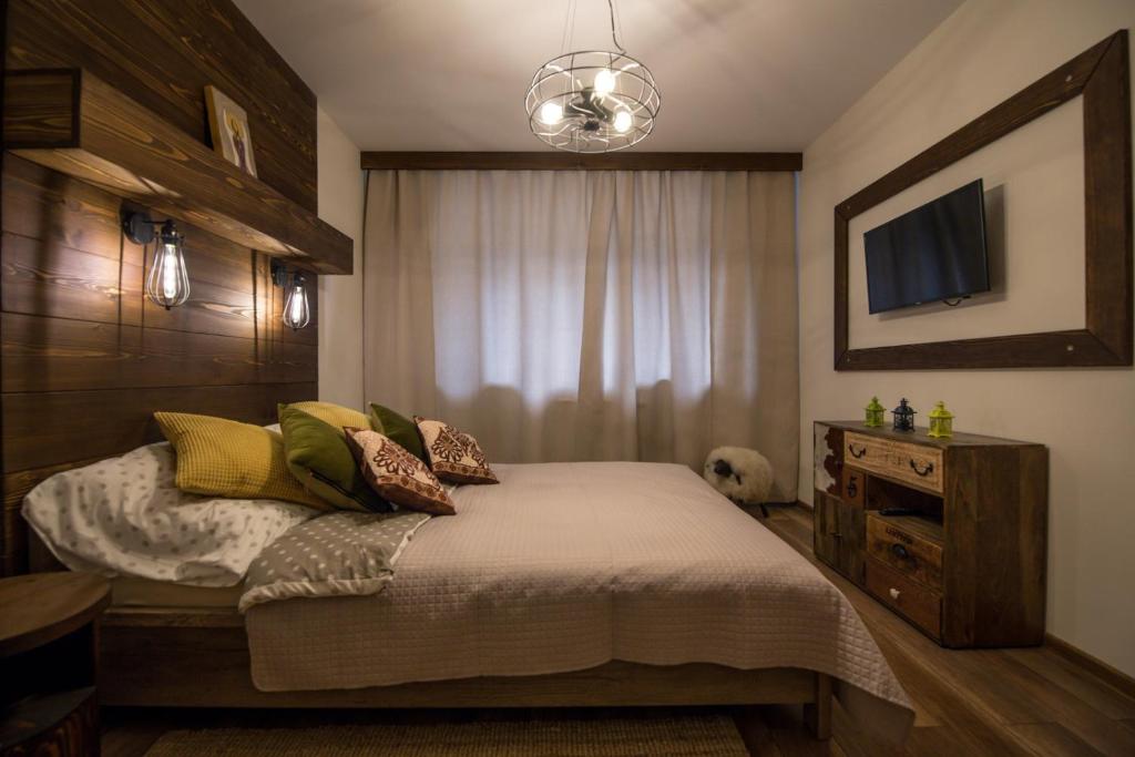 Postel nebo postele na pokoji v ubytování ApartView by Rent like home