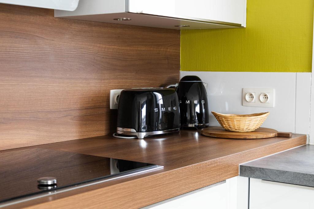 Kuchyň nebo kuchyňský kout v ubytování Comfortabel vakantie appartement aan zee - De Zandloper