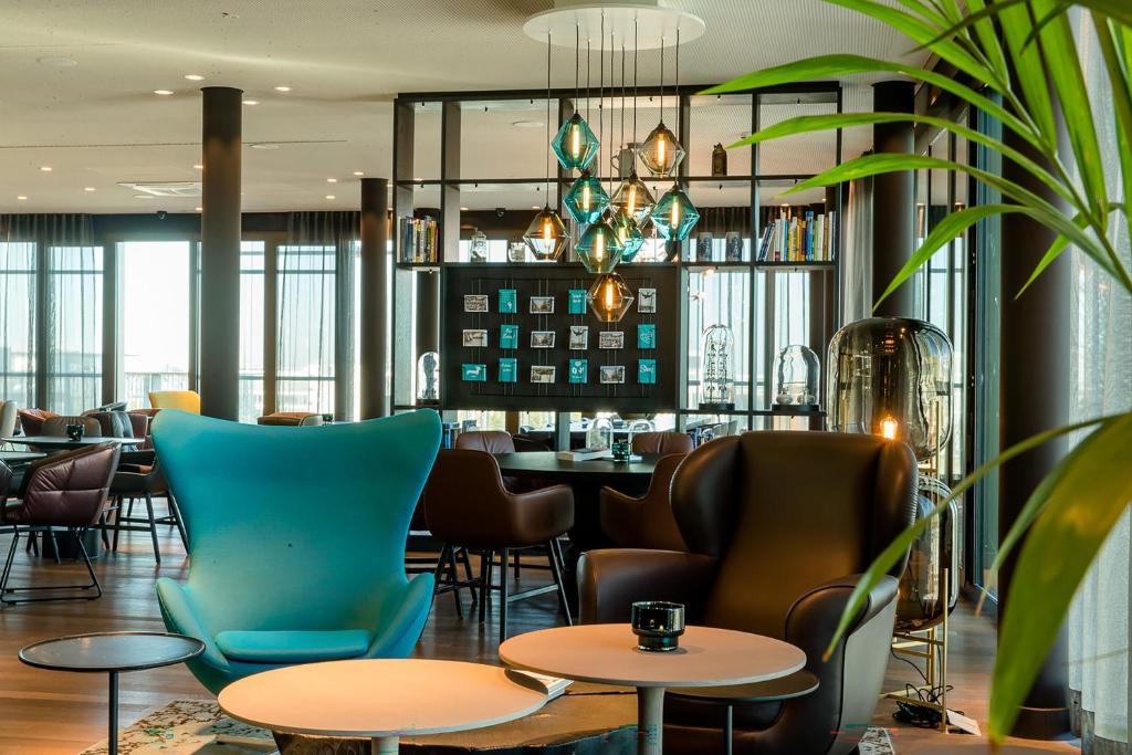 Posezení v ubytování Motel One München-Messe