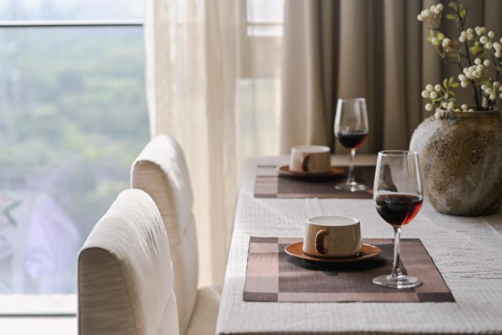Nápoje v ubytování Snug Gaokong Jiangjing Hotel