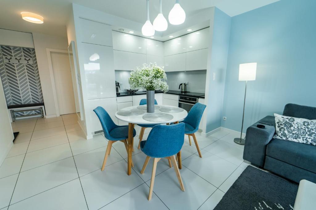 Kuchyň nebo kuchyňský kout v ubytování ApartView by Rent like home