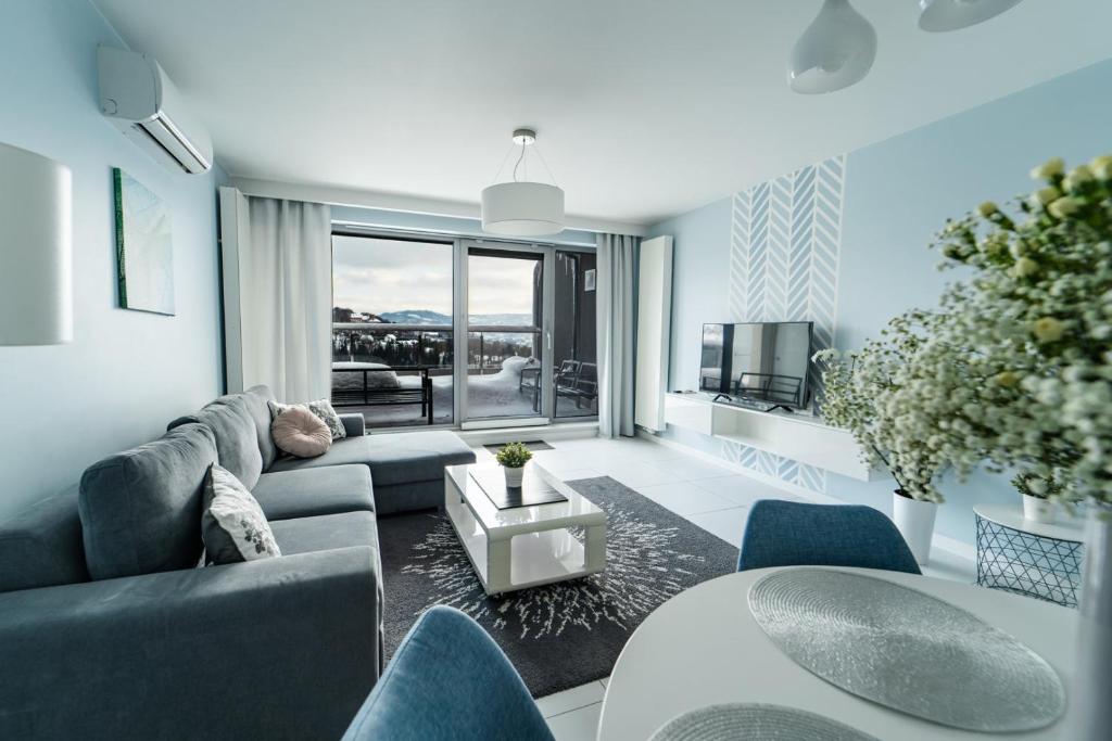 Posezení v ubytování ApartView by Rent like home