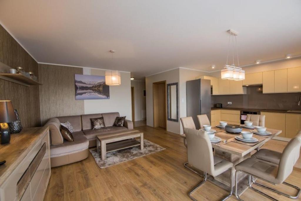 Kuchyň nebo kuchyňský kout v ubytování ApartView by Rent like home