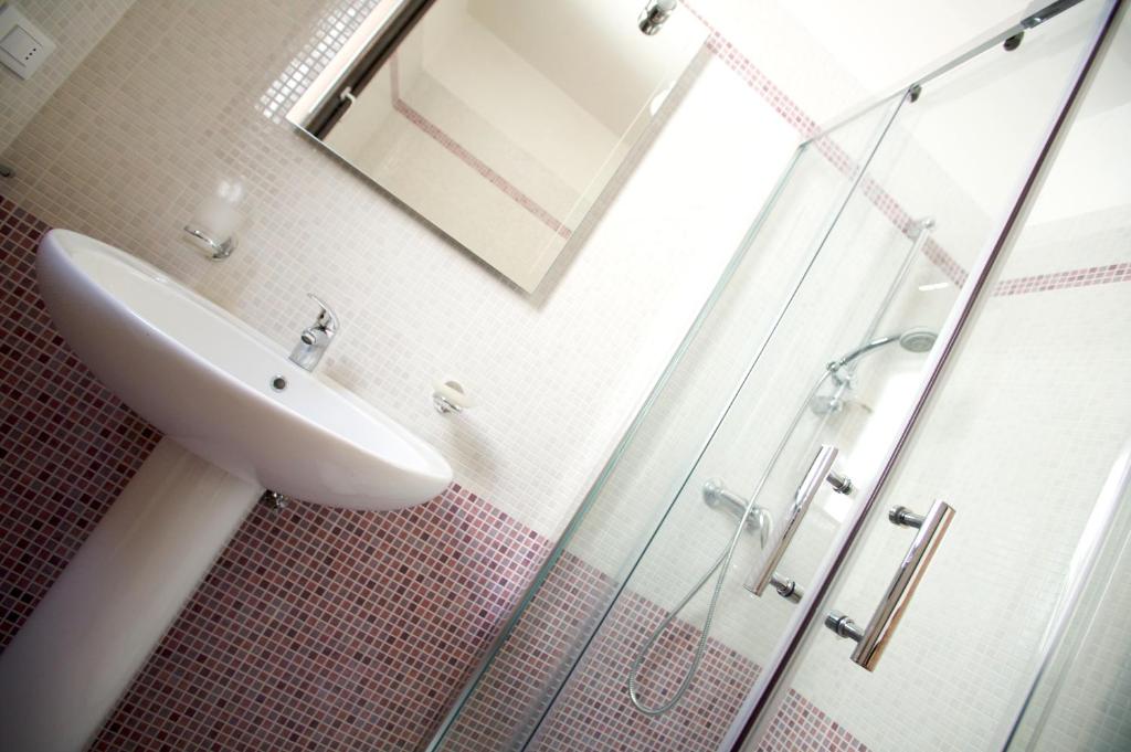 Koupelna v ubytování MyBed B&B