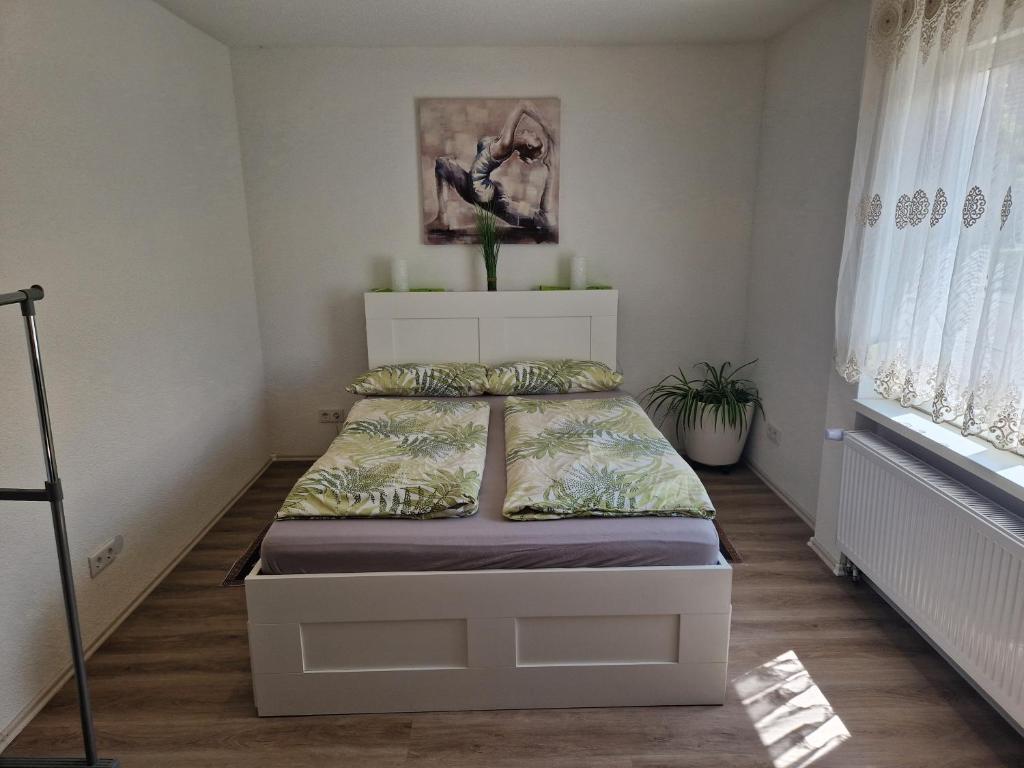 Postel nebo postele na pokoji v ubytování FERIENHAUS AyNa, direkt an der Schweizer Grenze