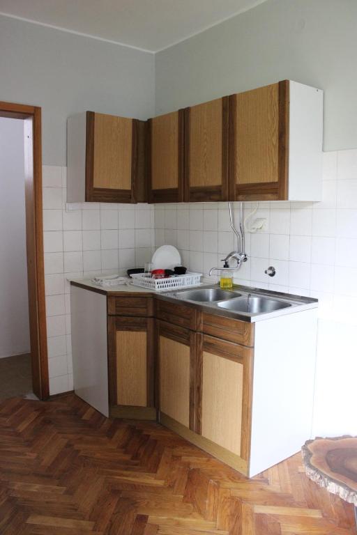 Kuchyň nebo kuchyňský kout v ubytování Harmonia guesthouse
