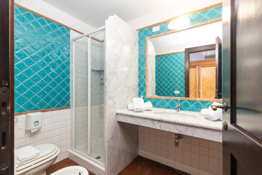 Ванная комната в Hotel Vecchia Marina