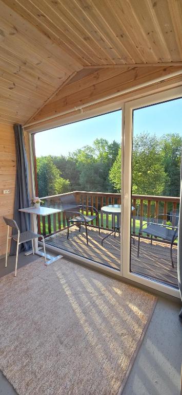 Balkón nebo terasa v ubytování Jõekääru Camping