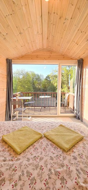 Balkón nebo terasa v ubytování Jõekääru Camping