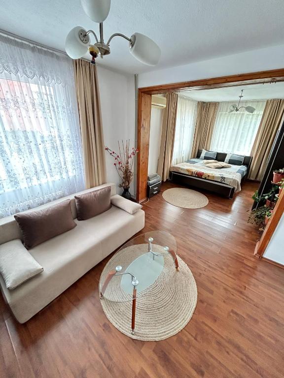 Posezení v ubytování Guest House Rila