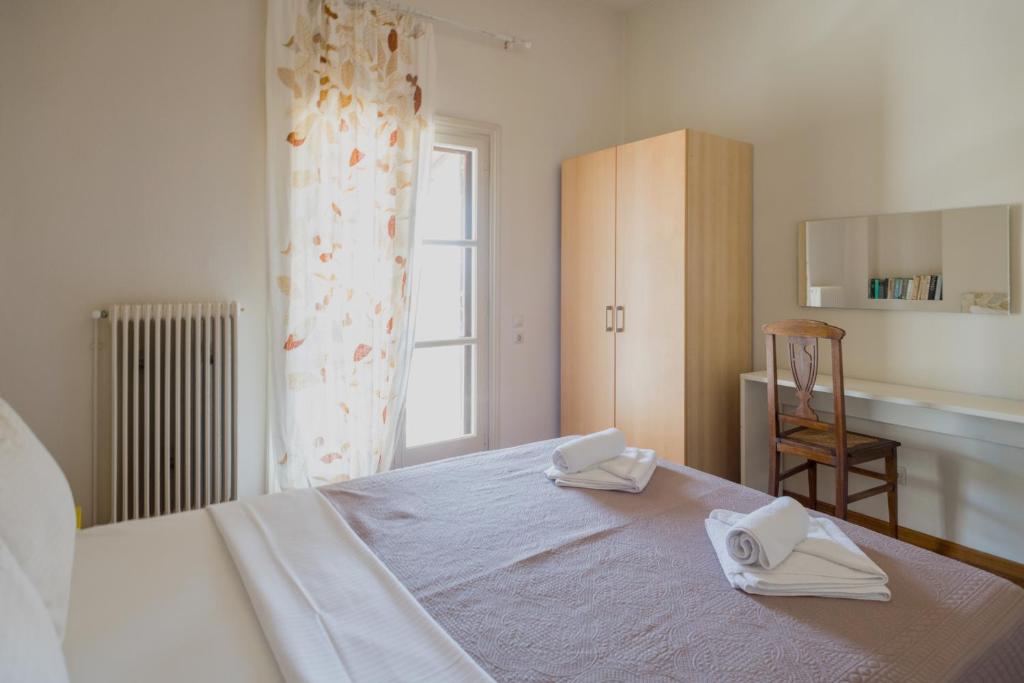 Voodi või voodid majutusasutuse Pine home toas