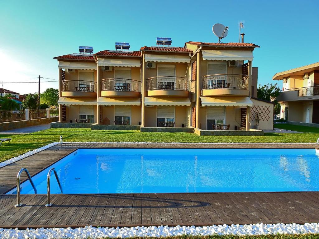Bazén v ubytování Mente Libre Villas nebo v jeho okolí
