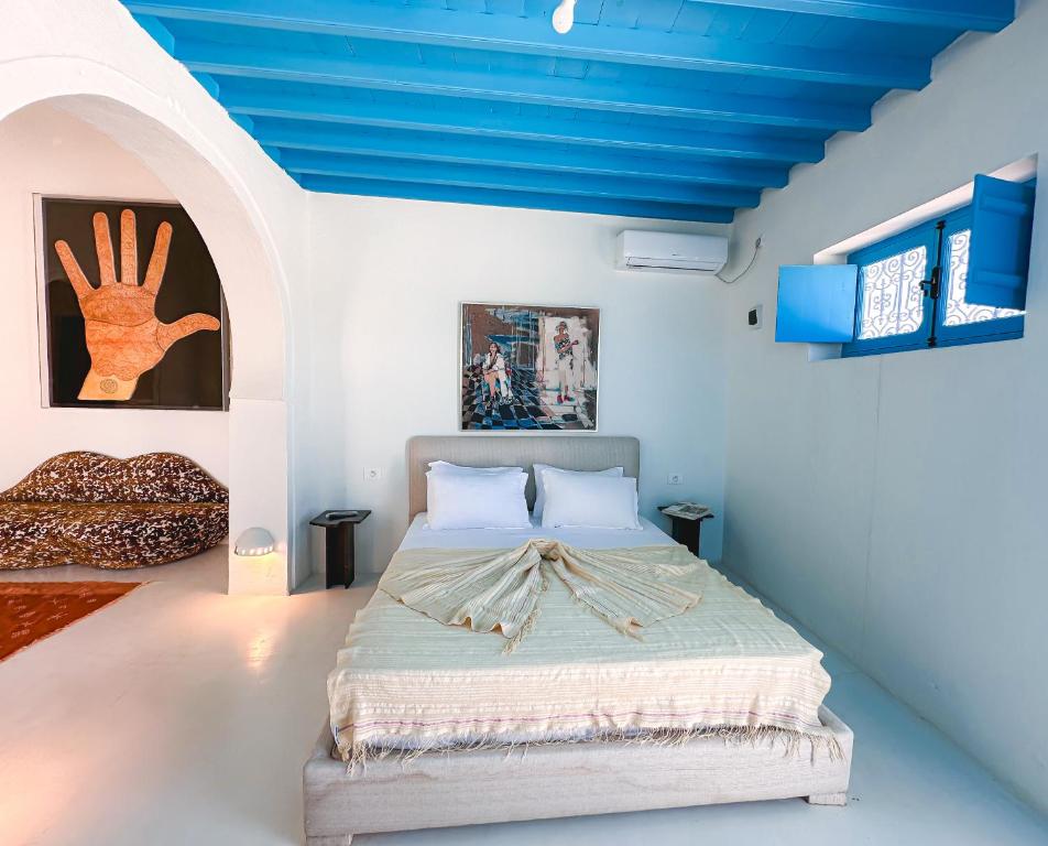 Postel nebo postele na pokoji v ubytování Dar Fen Luxery House