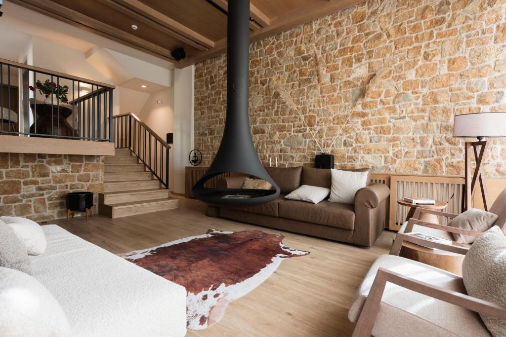 Posezení v ubytování Revi Mountain Resort Boutique Hotel