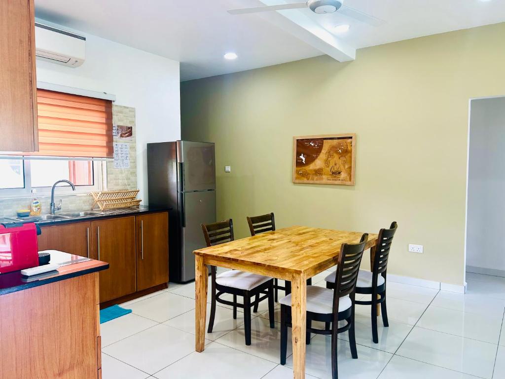 Kuchyň nebo kuchyňský kout v ubytování The Seaboards Apartments Seychelles