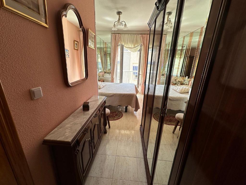 Posteľ alebo postele v izbe v ubytovaní Apartament Montana