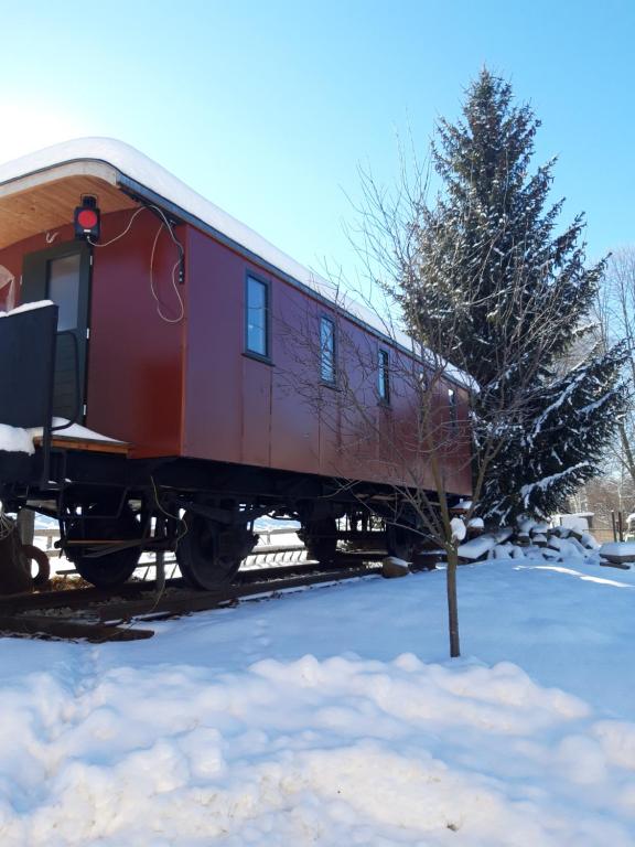 Eisenbahnromantik im Urlaub v zimě