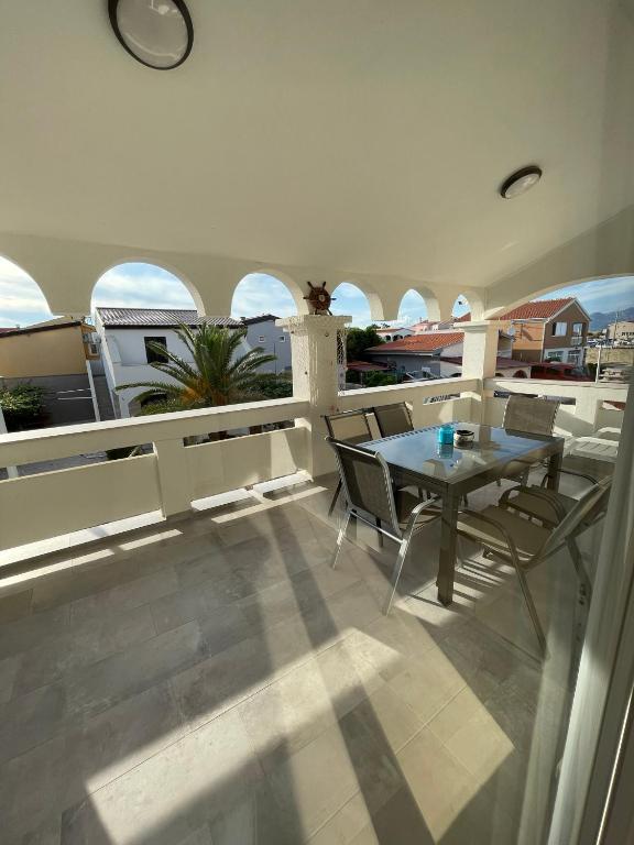 Balkón alebo terasa v ubytovaní Apartmenthouse Ines