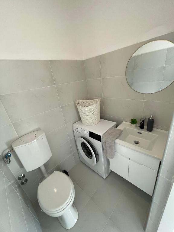 Kúpeľňa v ubytovaní Apartmenthouse Ines