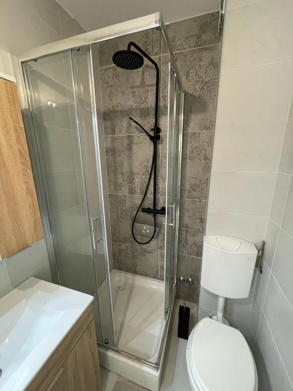 Kúpeľňa v ubytovaní Apartmenthouse Ines