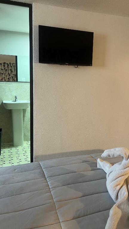 TV a/nebo společenská místnost v ubytování El Suburbio - Serapio Rendon