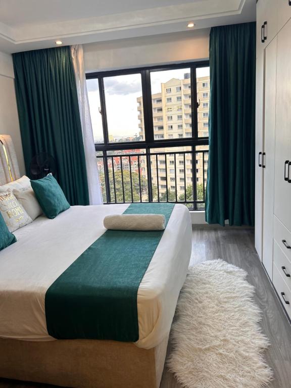 Ένα ή περισσότερα κρεβάτια σε δωμάτιο στο Casa Misa Alina Suites