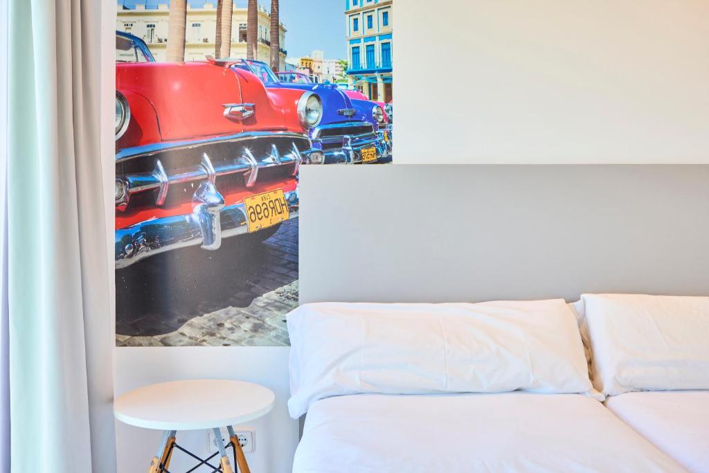 Cama ou camas em um quarto em Hostal Floridita Adults Only
