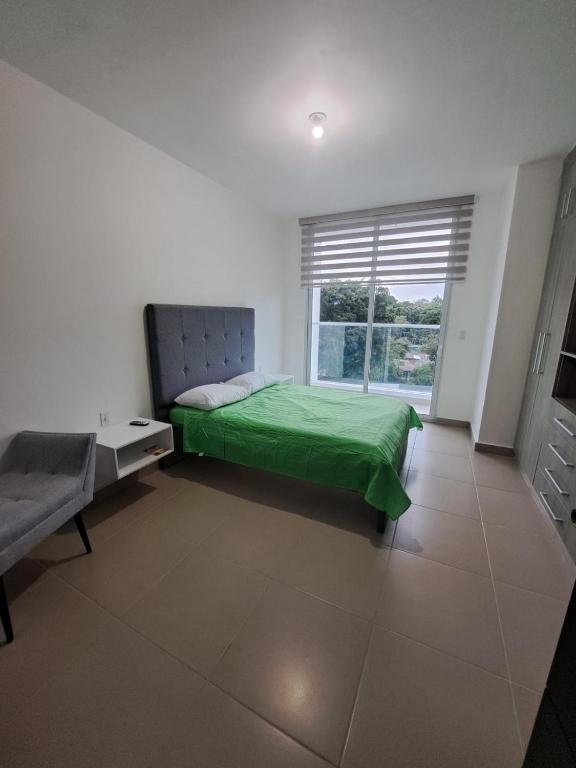 Postel nebo postele na pokoji v ubytování Apartamento Playa Corona