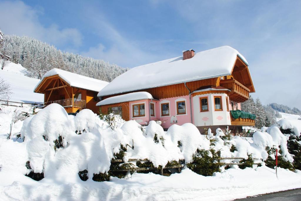 Ferienhaus Gstoderblick v zimě
