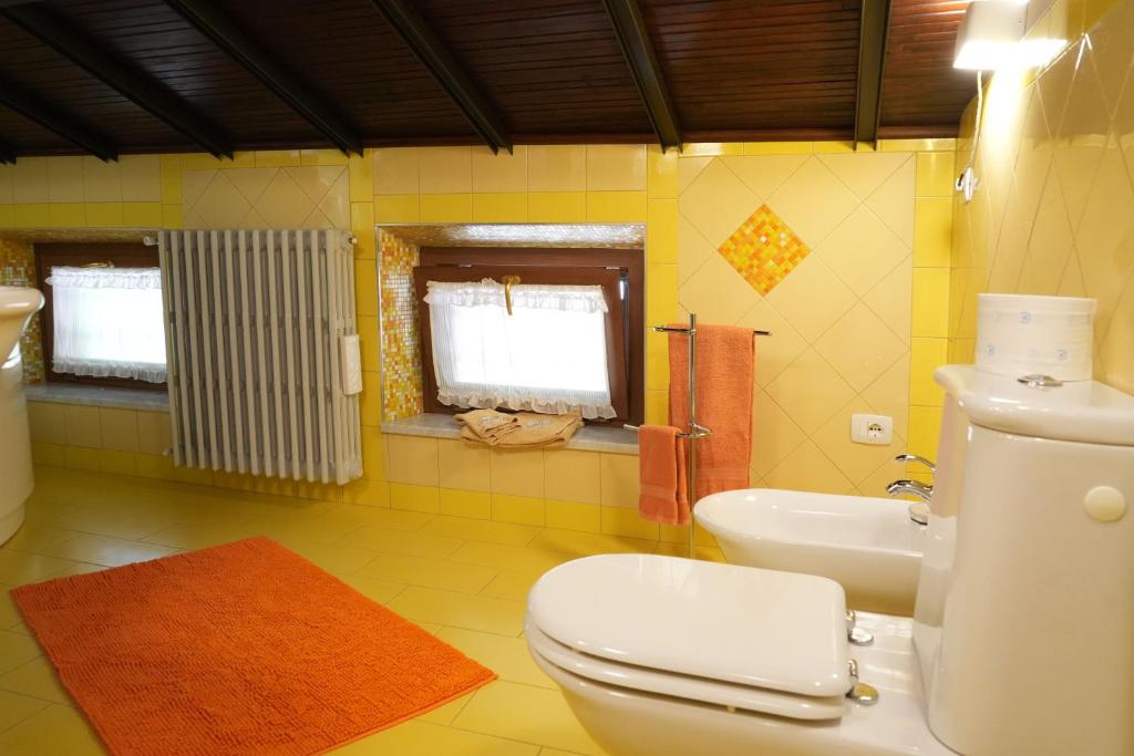 Koupelna v ubytování Il paradiso delle beccacce