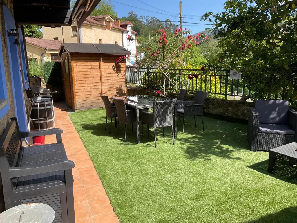 Zahrada ubytování La casita azul