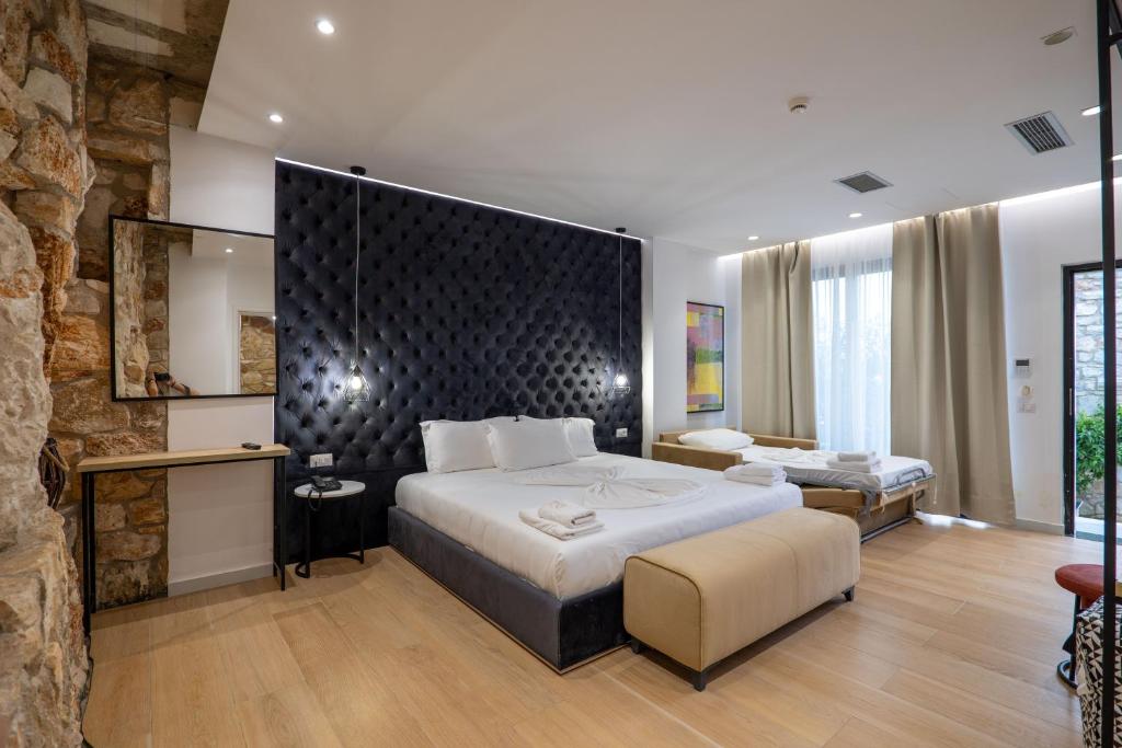 Postel nebo postele na pokoji v ubytování Art Hotel