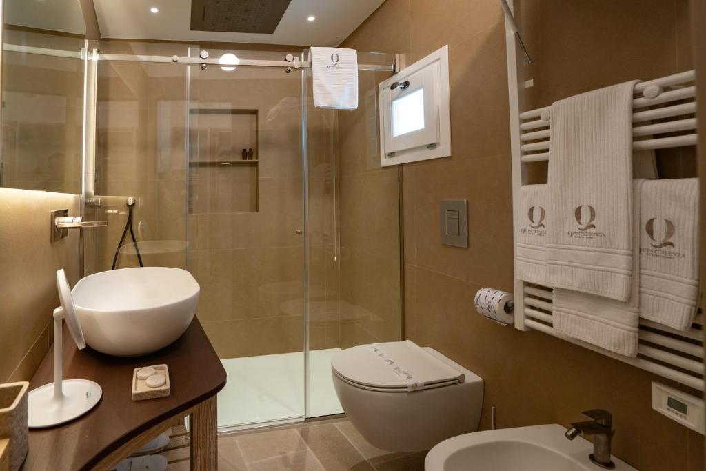 Koupelna v ubytování Quintessenza Luxury Domus