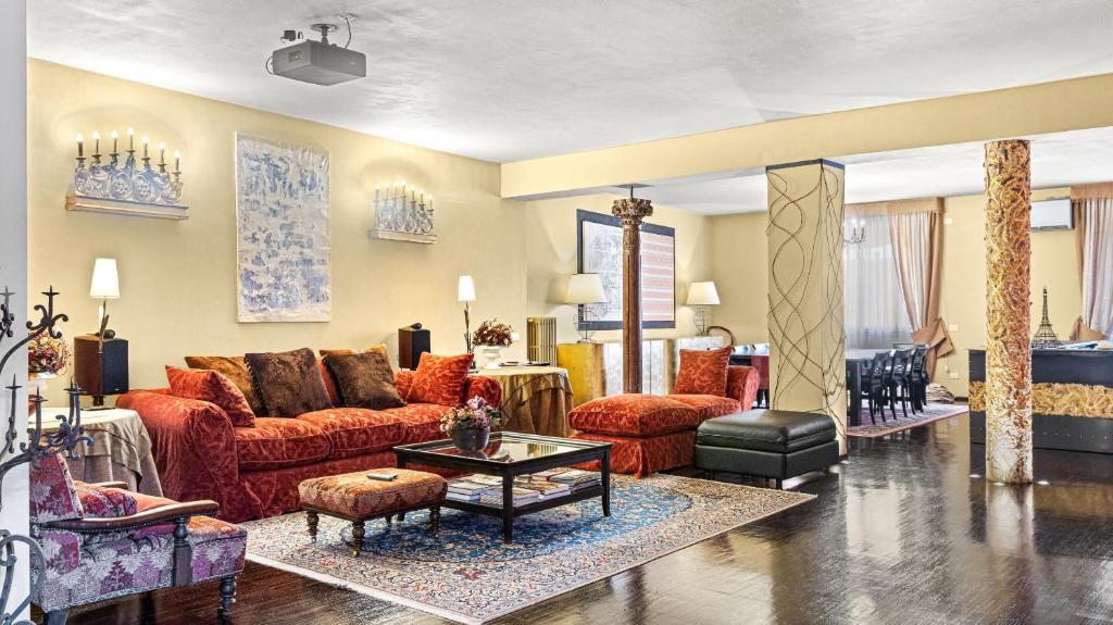 Istumisnurk majutusasutuses Bohemian Suite spacious and central Loft