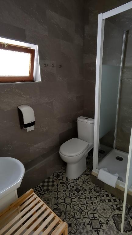 Koupelna v ubytování Hotel Le Colibri