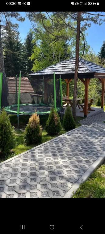 Zahrada ubytování Vila Planinski Mir *Merdzan*