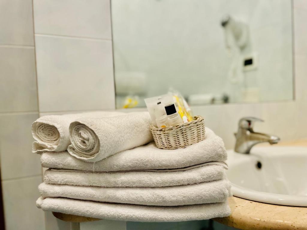 Koupelna v ubytování Hotel Rome place