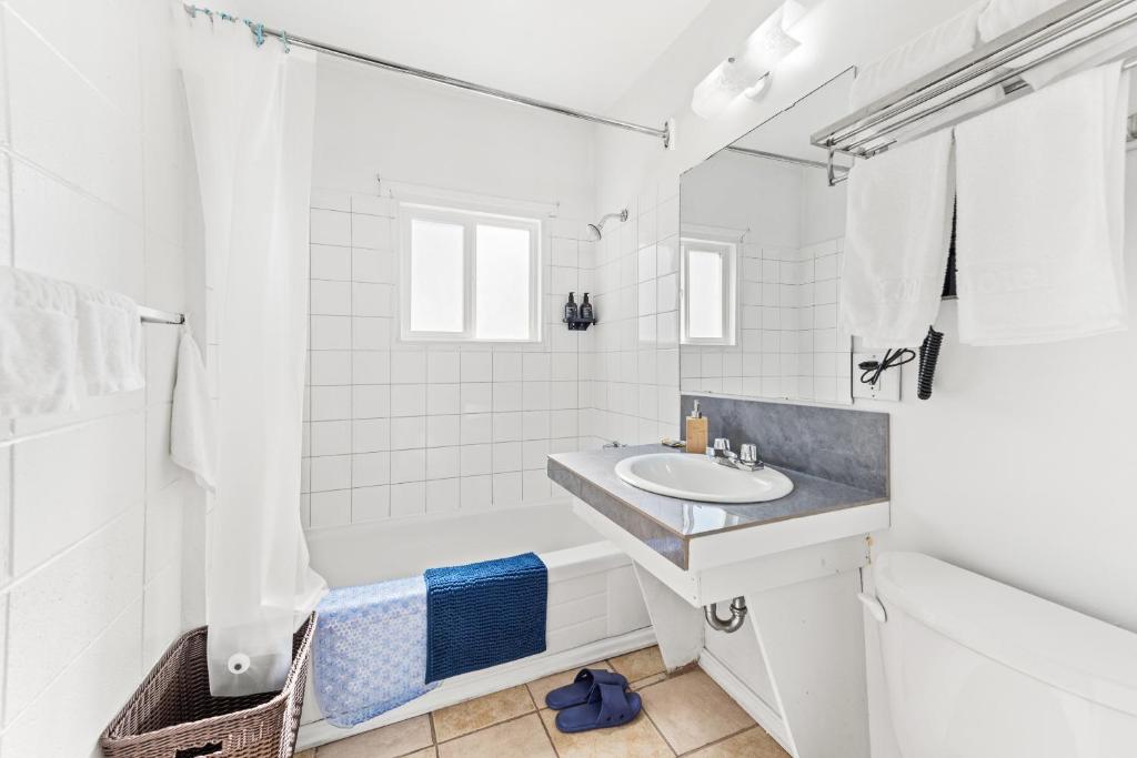 Koupelna v ubytování 5000 Motel