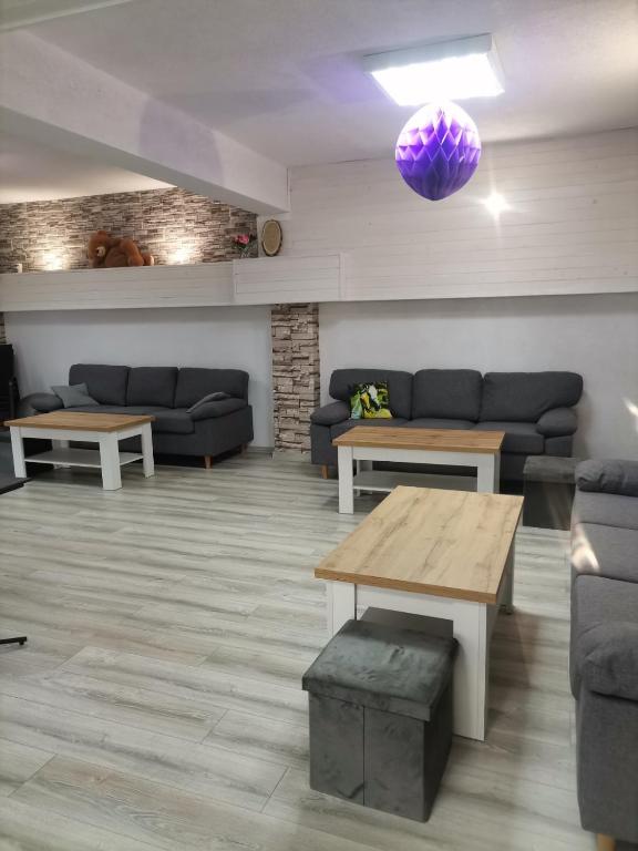 A seating area at Vila Nova