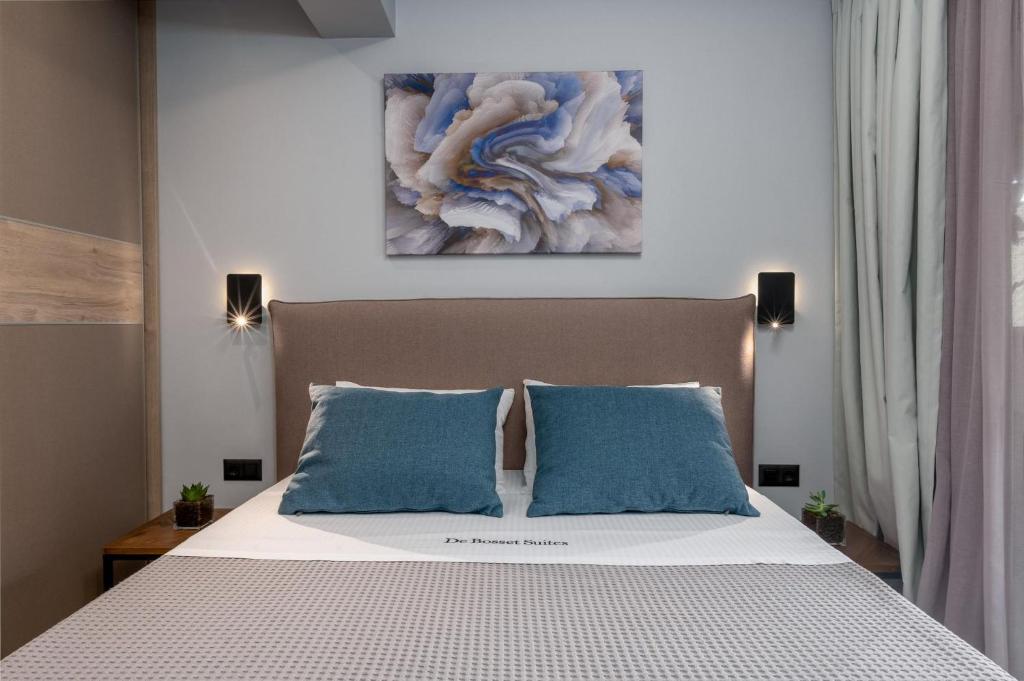 Posteľ alebo postele v izbe v ubytovaní De Bosset Suites Kefalonia