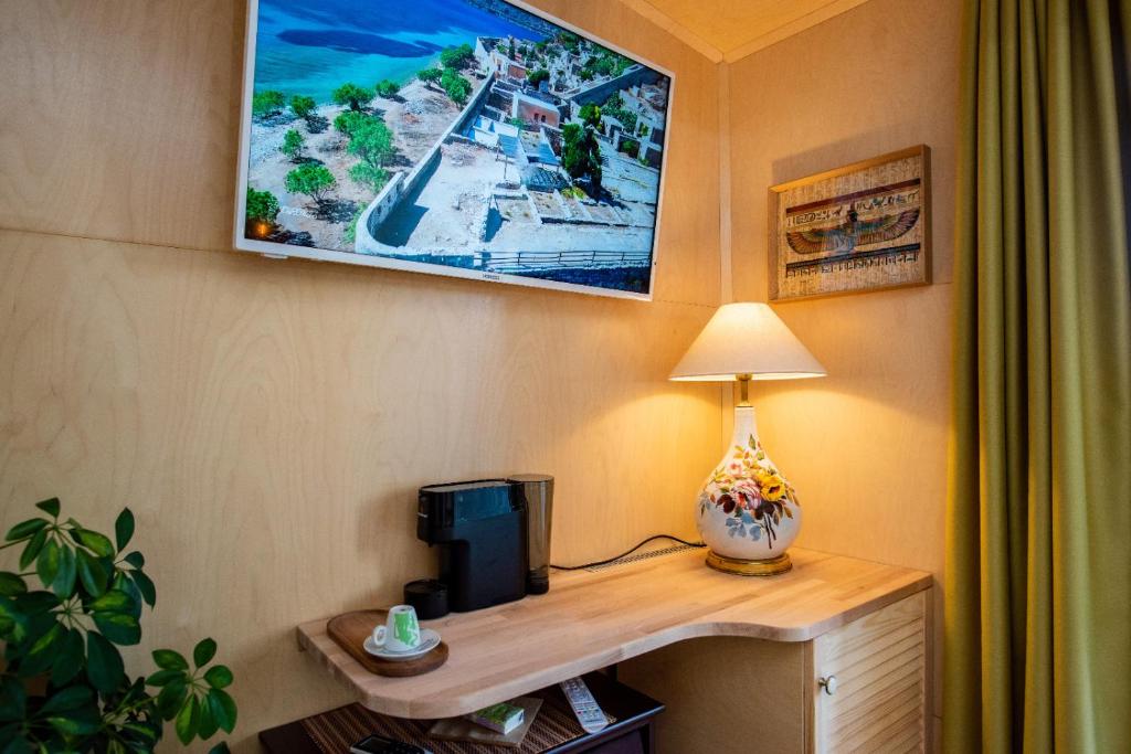 TV a/nebo společenská místnost v ubytování Belvedere