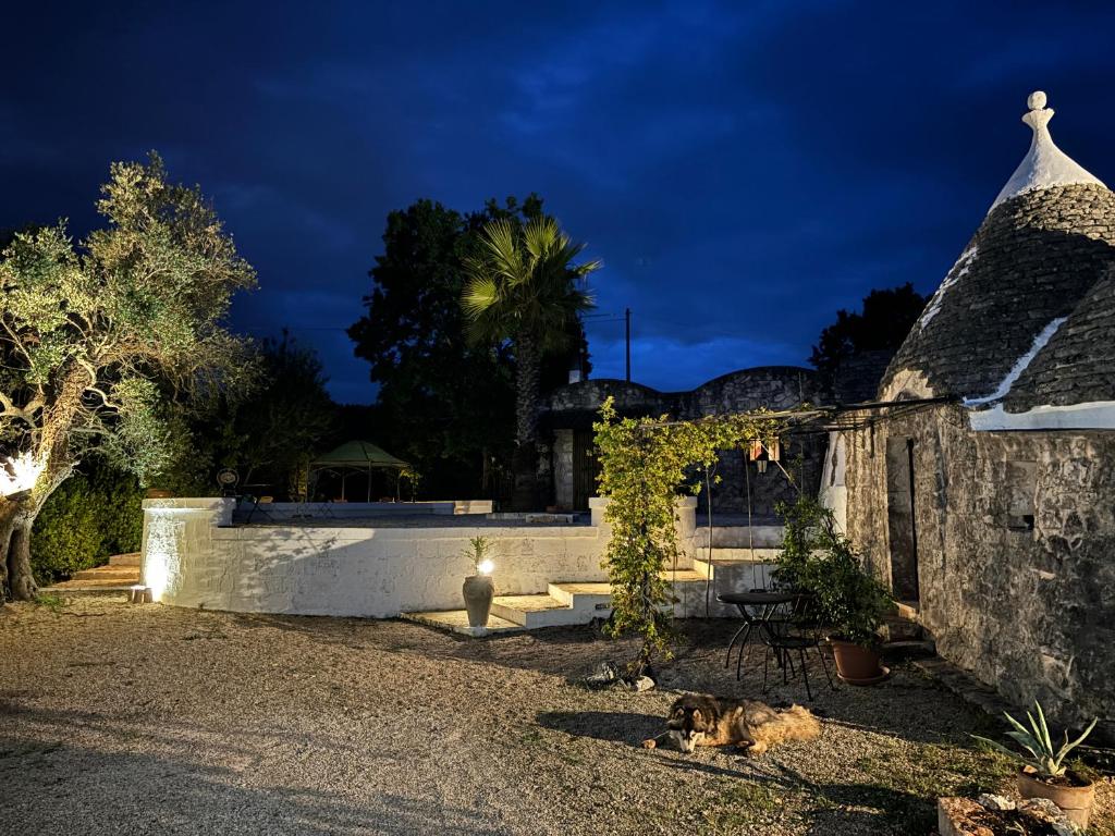 Zahrada ubytování Trulli Oiseaux Migrateurs