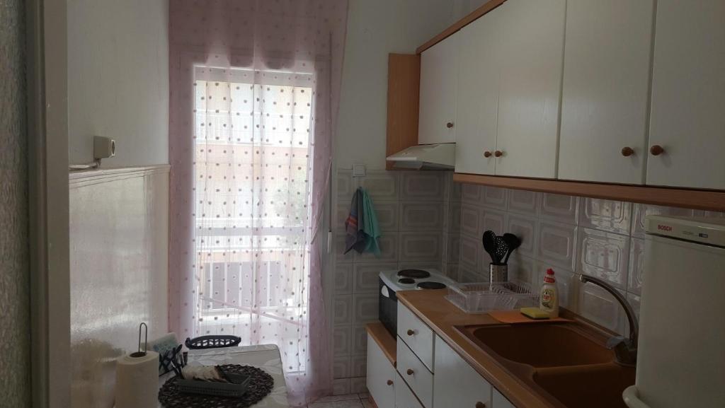 Koupelna v ubytování Makis Apartments Flogita